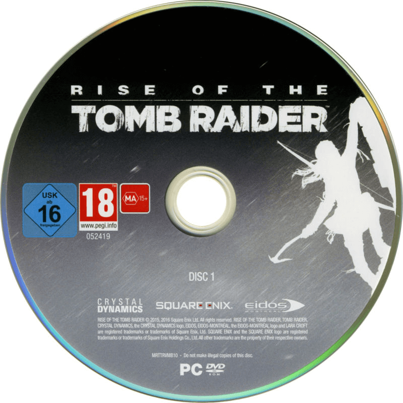 Лицензионный диск Rise of the Tomb Raider для Windows